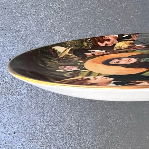 W. L. George China 50th Anniversary Gone with the Wind Scarlett Suitors Plate - Picture 6 of 10